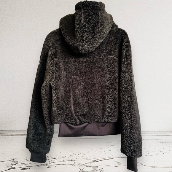 ALO YOGA Foxy Sherpa Jacket Brown Size M - Picture 5 of 16